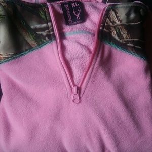 pink & camo hoodie
